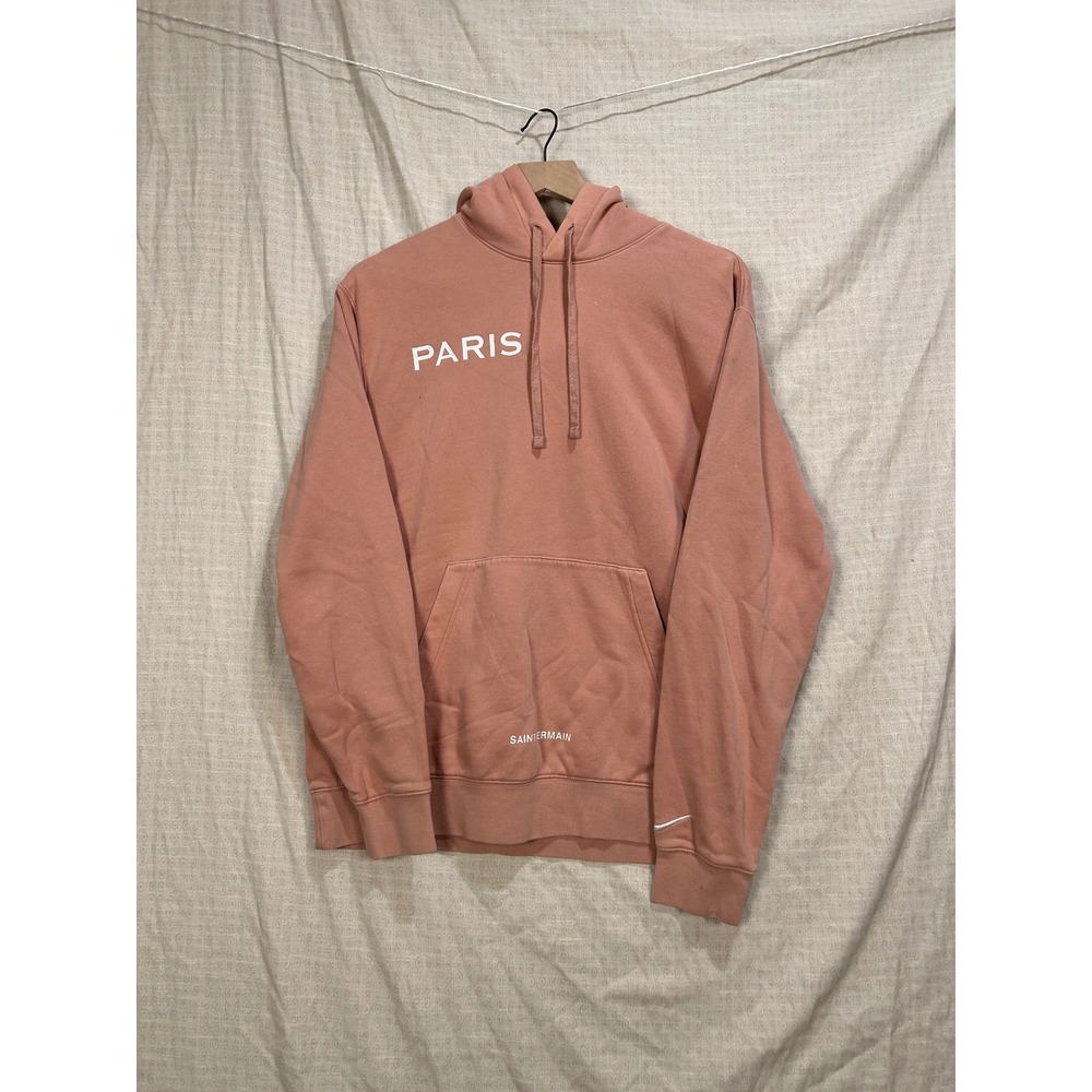 Nike Paris Saint-Germain PSG Hoodie Womens Medium Pink Pullover Sweatshirt